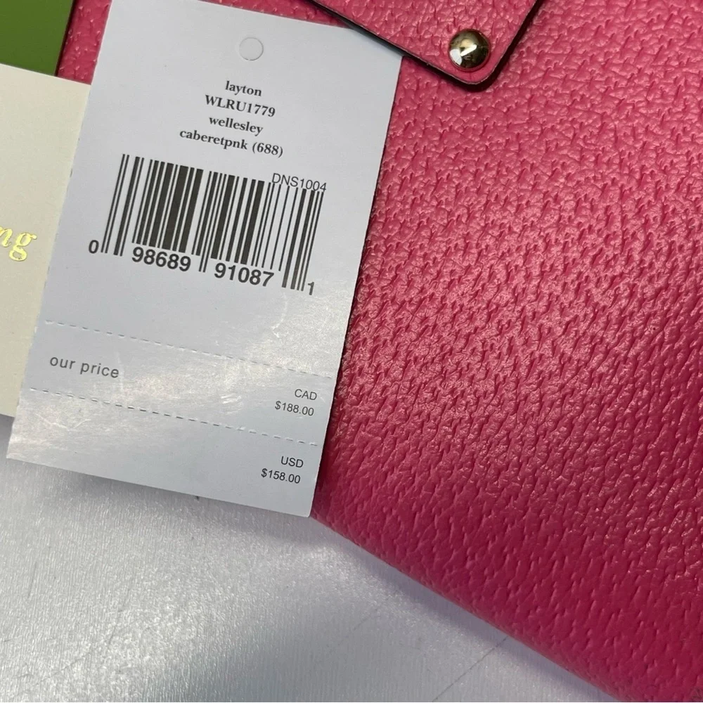 (new+tag) Kate Spade wallet wristlet clutch